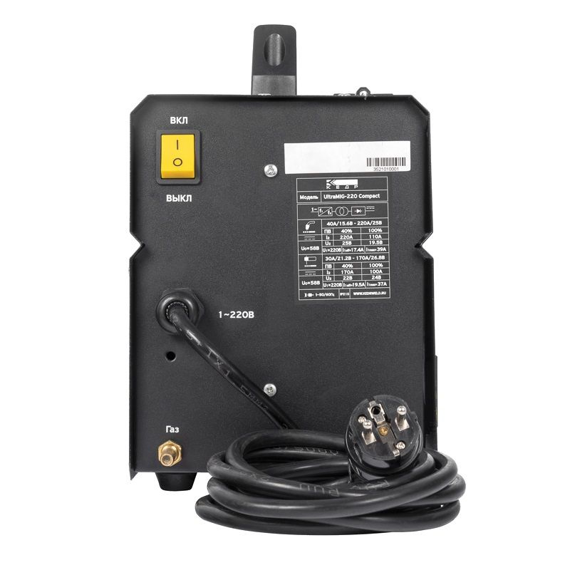 Сварочный полуавтомат Кедр UltraMIG-220 Compact, 220В, 40-220А