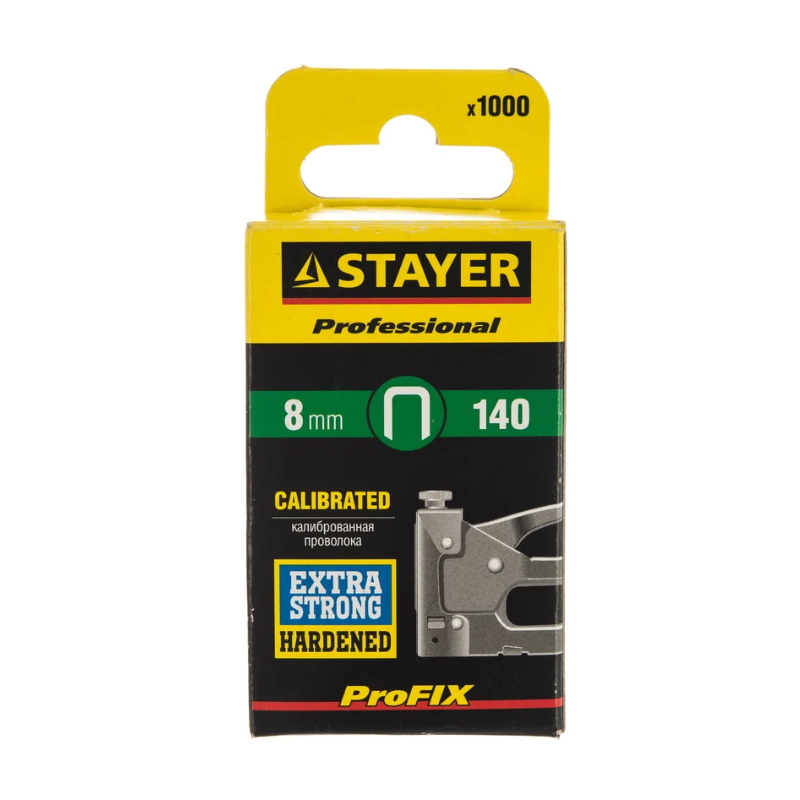 Скобы Stayer "PROFESSIONAL" 31610-08 тип 140, 8 мм, особотвердые, 1000 шт в Муроме