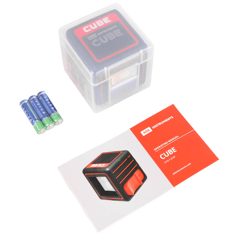 Лазерный уровень Ada Cube Professional Edition А00343 (компактный, 2 линии, подставка, принадлежности) в Костроме