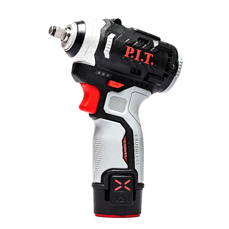 Гайковерт аккумуляторный бесщеточный P.I.T. IMPACT PIW12K-120A/2, 12В, 120Нм, 3/8", 2 АКБ 2Ач, ЗУ в Коврове