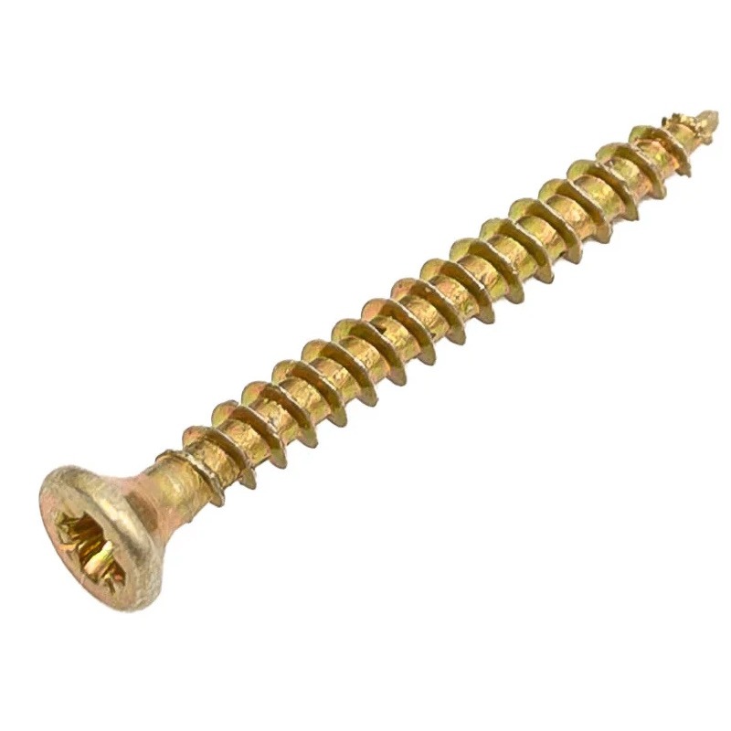 Шуруп универсальный Starfix SMP1-100405-400, 2.5х25 мм, желтый цинк, 400 шт. в пластиковом контейнере  в Твери