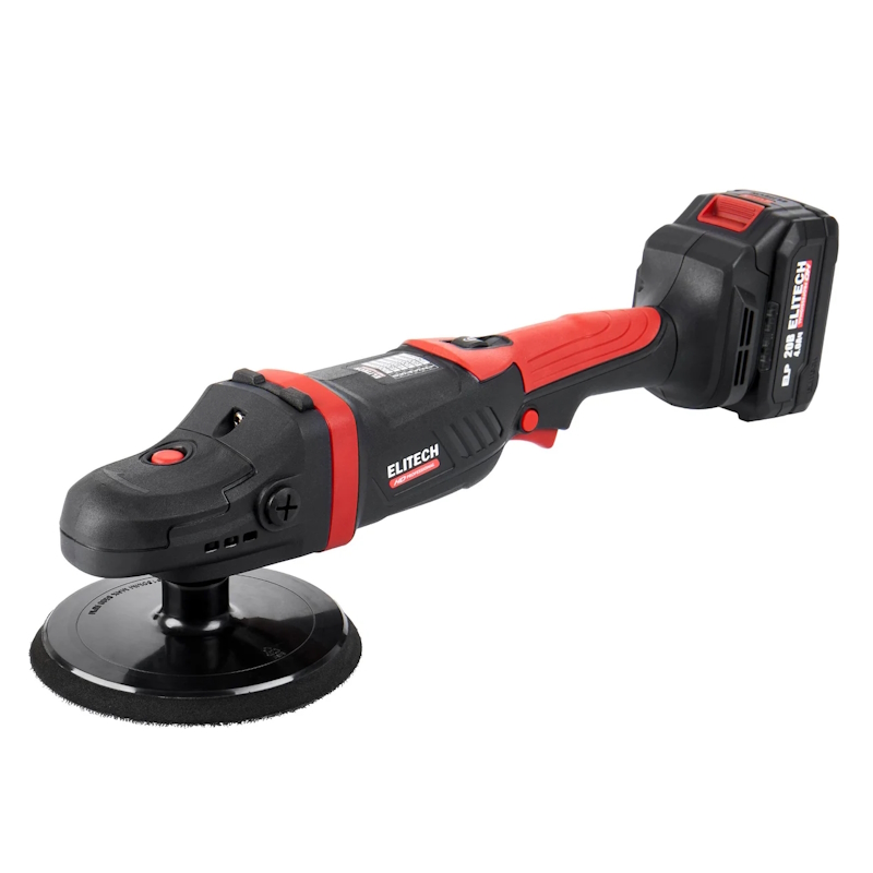 Полировальная машина аккумуляторная Elitech HD CPM 2015SL (E2213.043.01) 205769, 20В, 4Ач, 500-2200 об/мин в Коврове