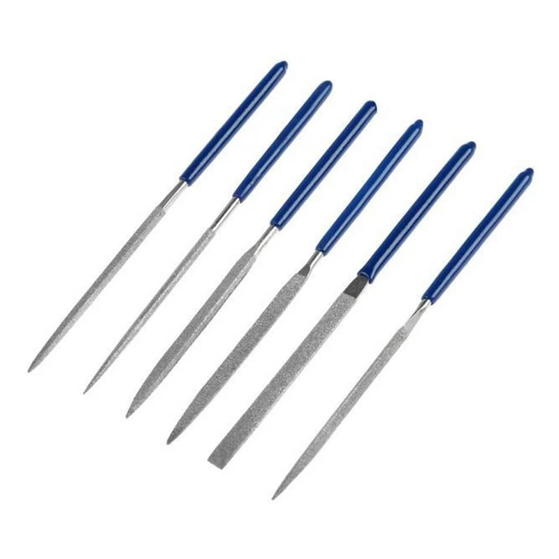 Набор надфилей Союз 1051-01-140С 6 шт обрезиненная рукоятка 253₽