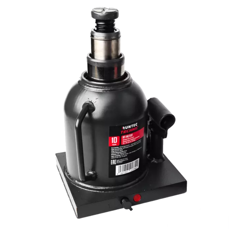Домкрат бутылочный Runtec Technic RT-WJ10T, двухштоковый, профессиональный, 10 т, 170-430 мм  в Угличе