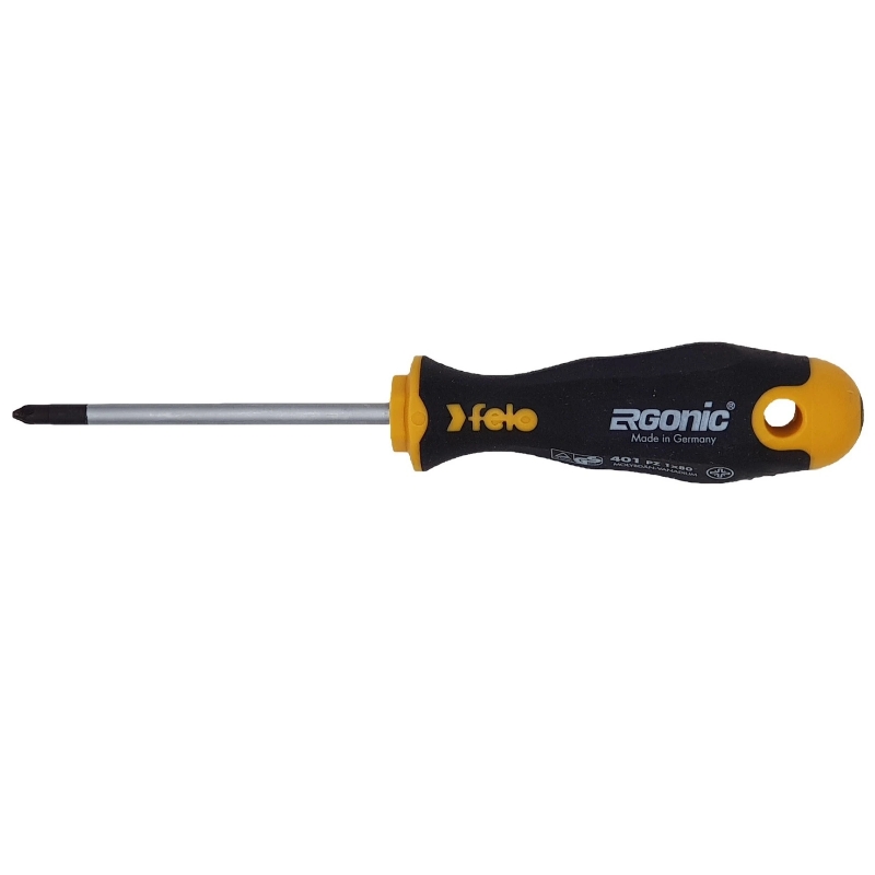 Отвертка Felo Ergonic 40110210, крестовая PZ 1X80 (Германия) в Рыбинске