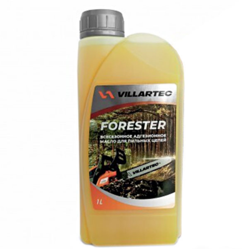Всесезонное адгезионное масло для пильных цепей Villartec FORESTER vilforchainoil1 1L 490₽