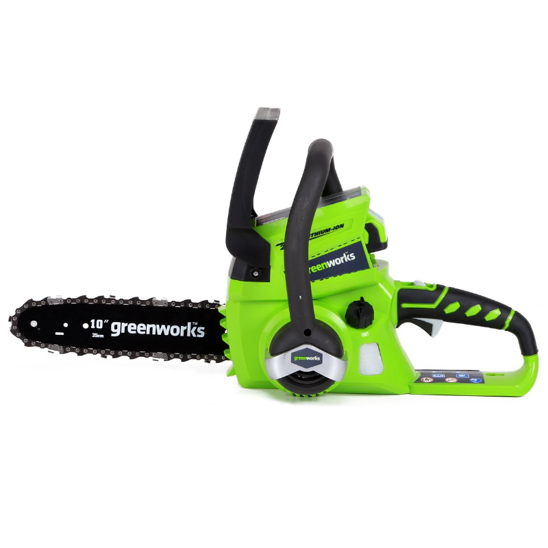 Пила цепная Greenworks G24CS25K2 24В 2000007VB, c аккумулятором 4 Ач и зарядным устройством в Коврове