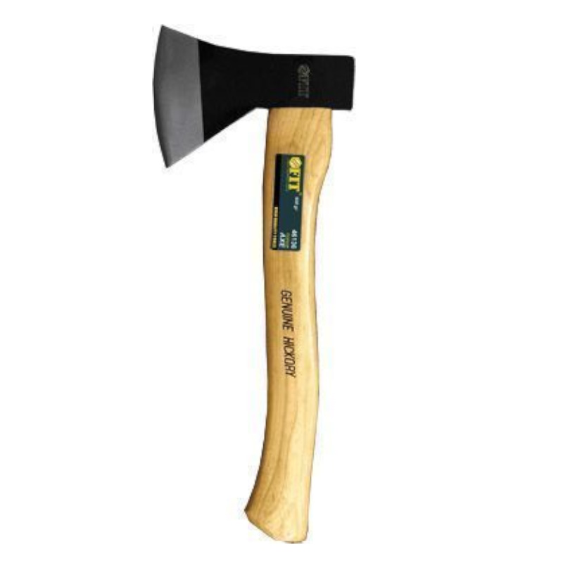 Топор Fit 46136 кованая усиленная сталь деревянная полированная ручка 600 гр 1129₽