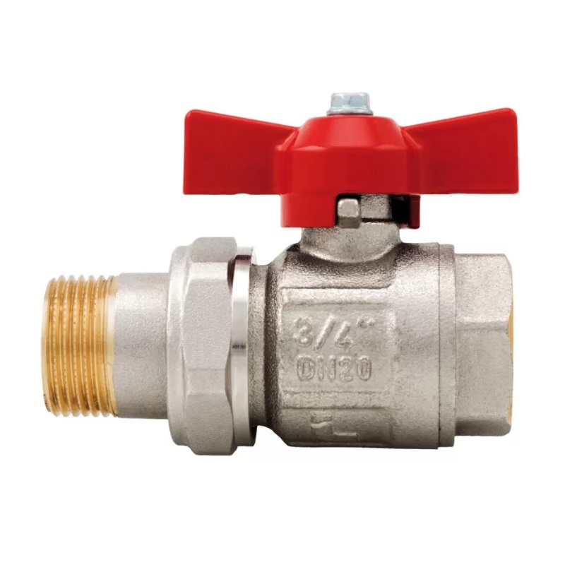 Кран шаровой ITAP 098 3/4" с американкой, бабочка