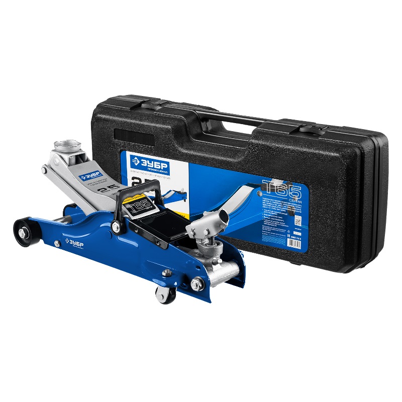 Домкрат гидравлический подкатной Зубр Профессионал 43057-2.5-K в Рыбинске