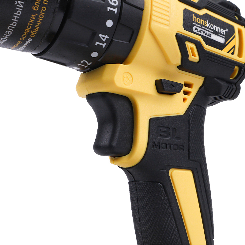 Дрель акк б/щ уд. Hanskonner HCD2065BLIC 18В, 1BatterySystem, 65Нм, (2х2.0Ач совместимы с Makita LXT) в Туле