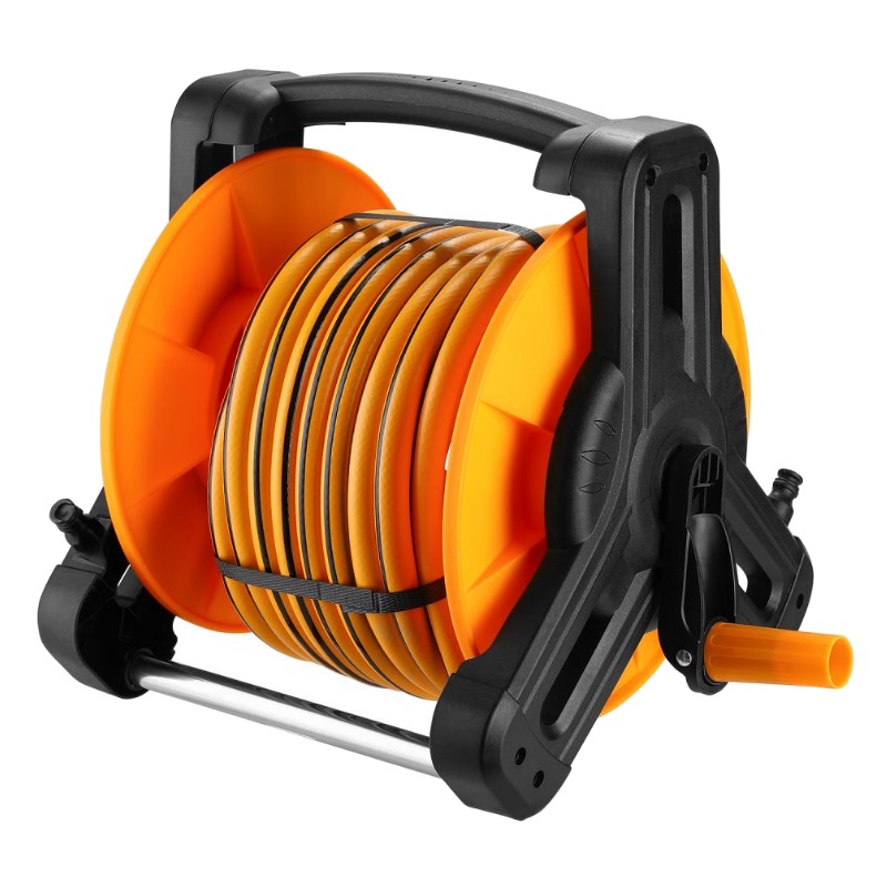 Набор для полива Deko DKI15 065-0462: катушка, шланг усиленный 1/2" 15м+2м, 9 предметов в Иваново