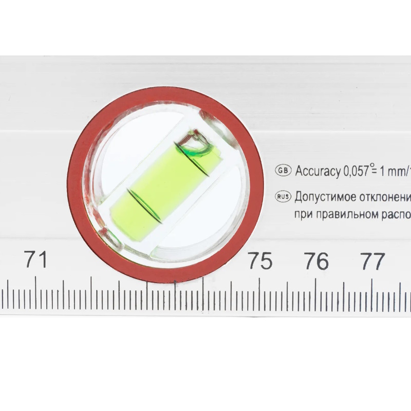 Уровень алюминиевый Sparta 331265, 800 мм, 3 глазка, линейка в Кинешме