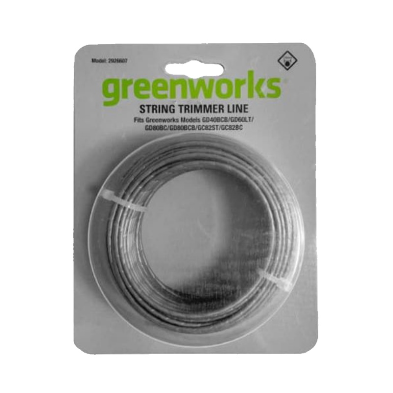 Леска для триммера Greenworks 2926607, 2 мм в Иваново