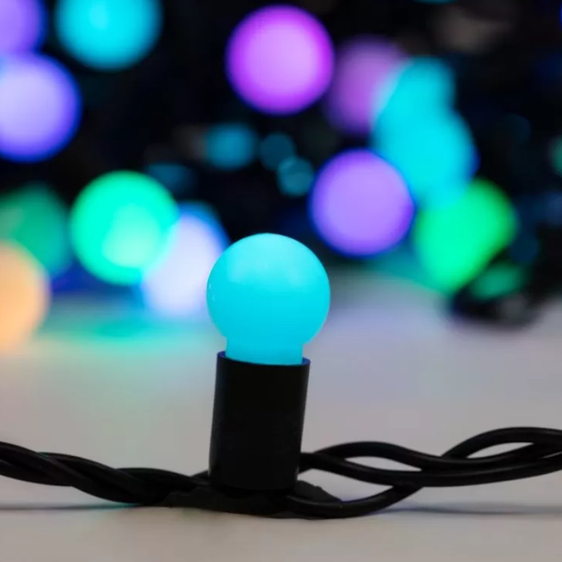 Гирлянда светодиодная Neon-Night  "Мультишарики"  303-509-2, 10м, d17.5мм, 100LED