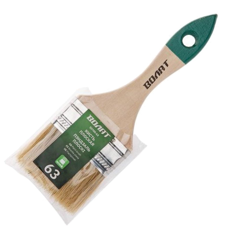 Кисть плоская Волат 10700-63 25-63 мм 49₽