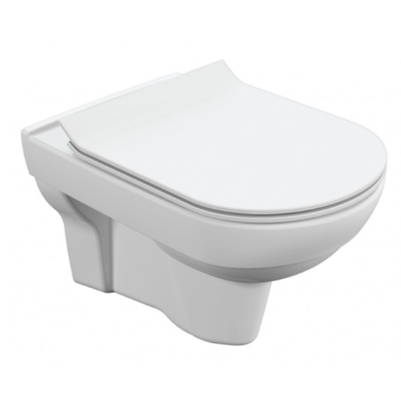 Комплект Cersanit CITY CO DP 64121, инсталляция LINK PRO + кнопка ESTETICA пластик хром глянцевый