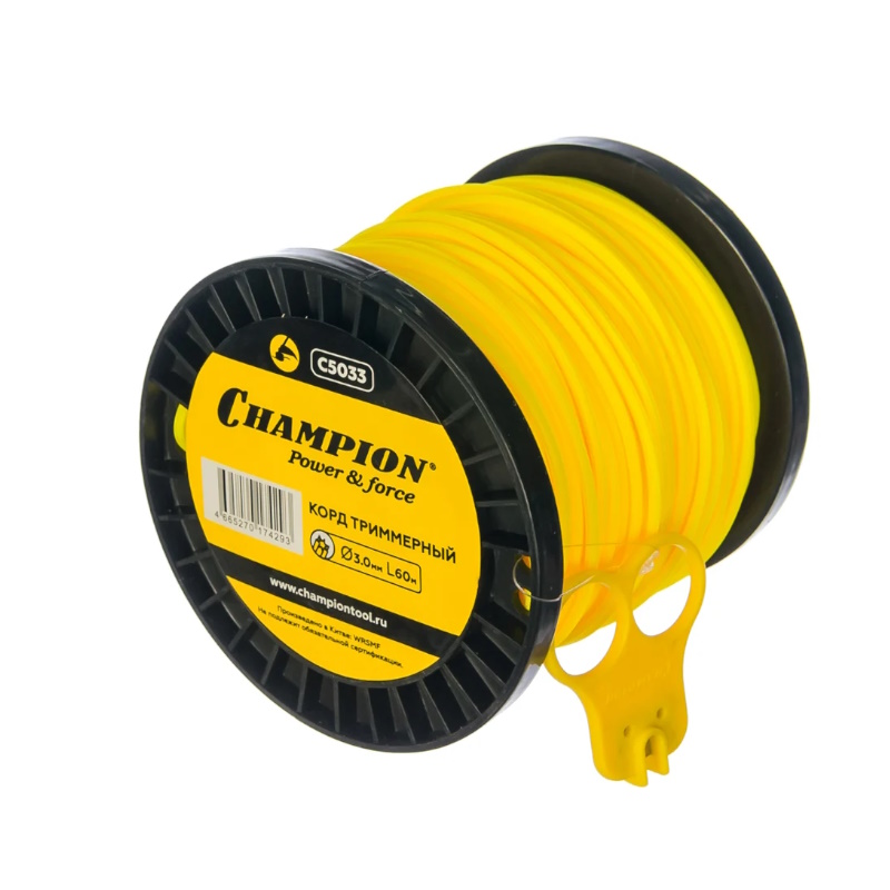 Леска для триммера Champion C5033, 3 мм в Кинешме