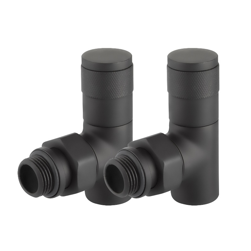 Набор дизайн-вентилей Royal Thermo PIANO НС-1422585 угловой черный 12 2228₽