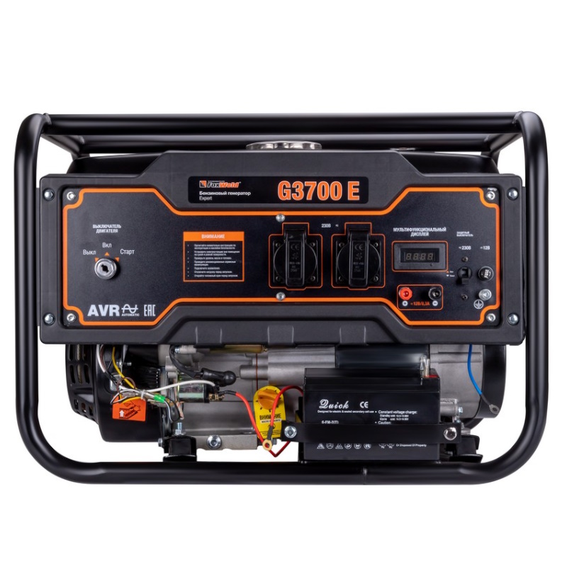 Бензиновый генератор FoxWeld Expert G3700 E, 7244