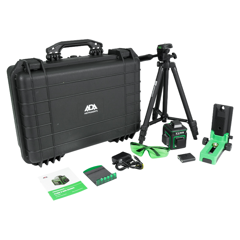 Лазерный уровень ADA Cube 3-360 Green Ultimate Edition А00569