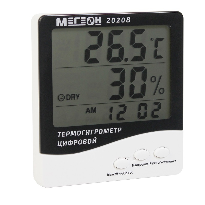 Термогигрометр настольный цифровой Мегеон 20208 00000003389 в Иваново