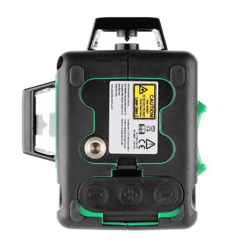 Комплект А00727: Уровень Ada CUBE 3-360 GREEN Basic Edition + Дальномер Ada Cosmo 50 + Штатив-штанга Ada SILVER PLUS в комплекте с треногой (3,6 м)