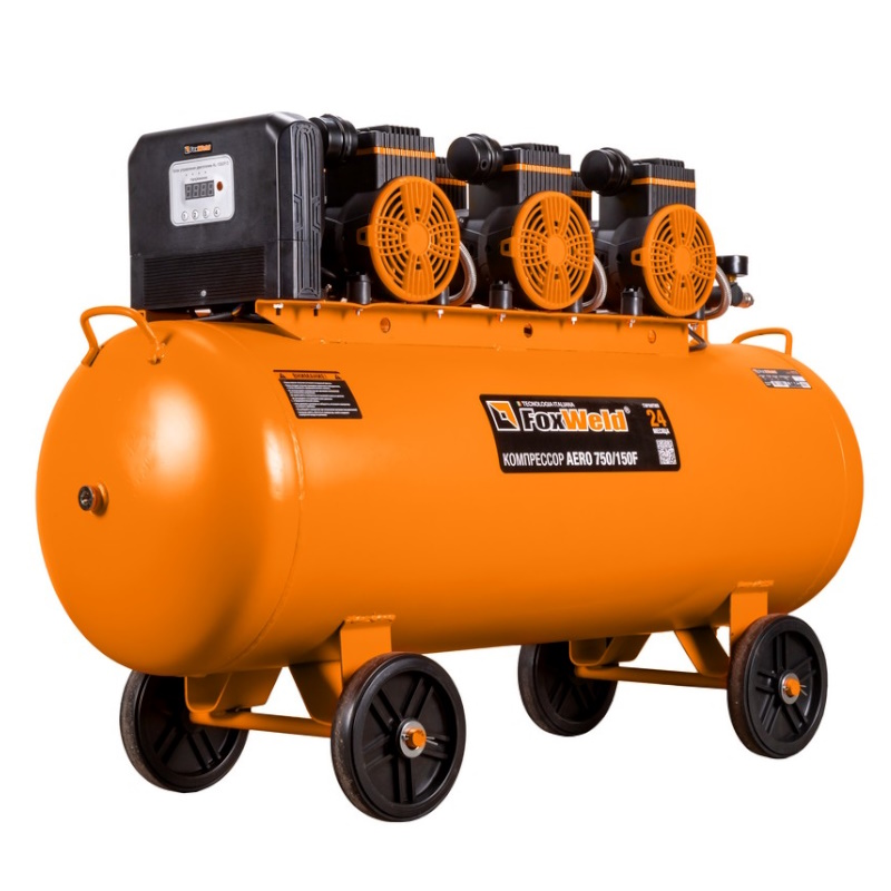 Компрессор безмасляный FoxWeld AERO 750/150F 9987