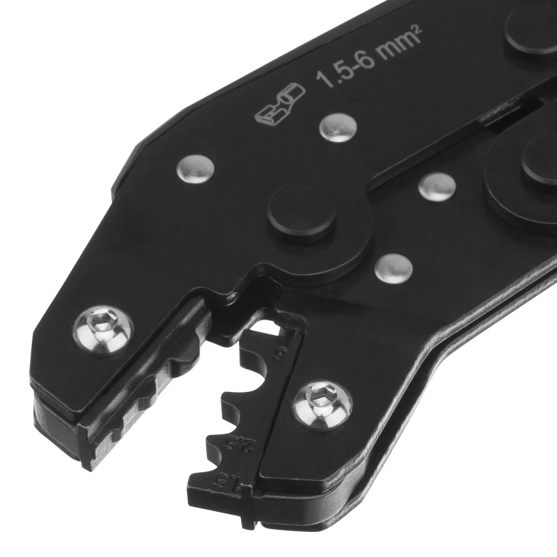 Клещи Denzel 17746 для обжима неизолированных наконечников НК и НВ, разъемов РП, 1,5 - 6 мм2