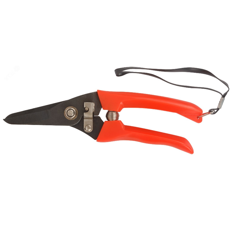 Секатор садовый Курс 76262 режущие кромки внахлест пластиковые ручки 175 мм 404₽