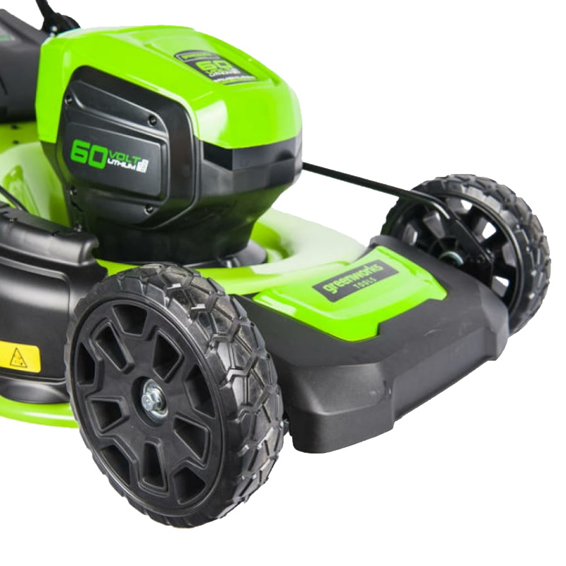 Газонокосилка аккумуляторная Greenworks 2502807, 60V, 46 см, бесщеточная, с 1хАКБ 4 Ач. и ЗУ в Коврове