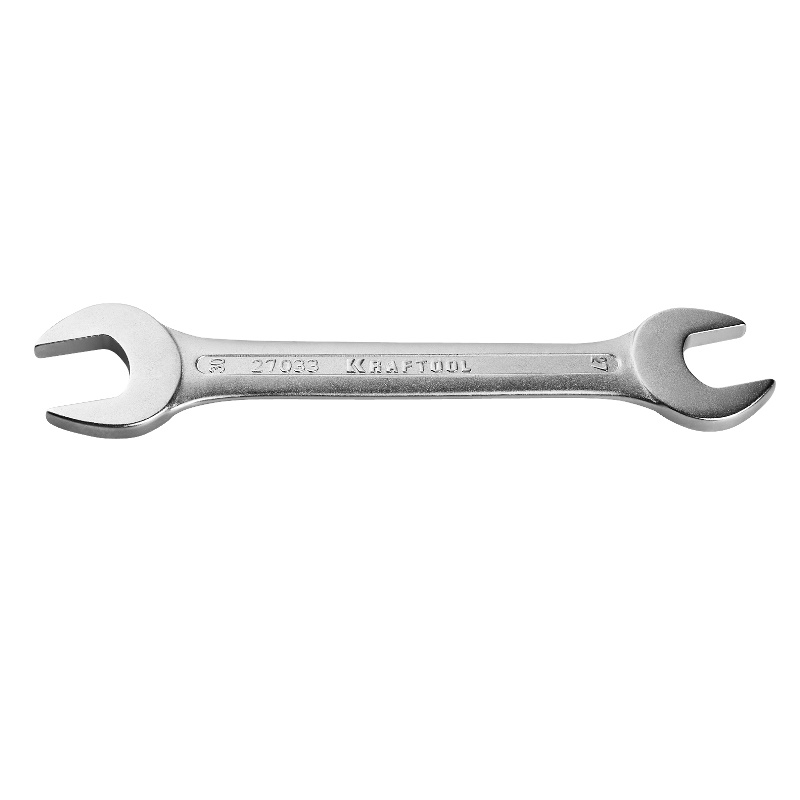 Ключ Kraftool "EXPERT" 27033-27-30 гаечный рожковый, Cr-V сталь, хромированный, 27х30мм  в Угличе