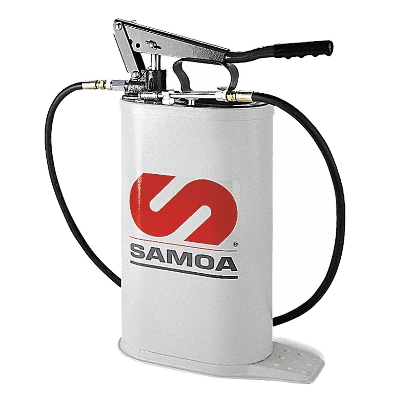 Насос с овальной емкостью для консистентной смазки Samoa 150000, объемом 16 литров, с регулируемым давлением в Муроме