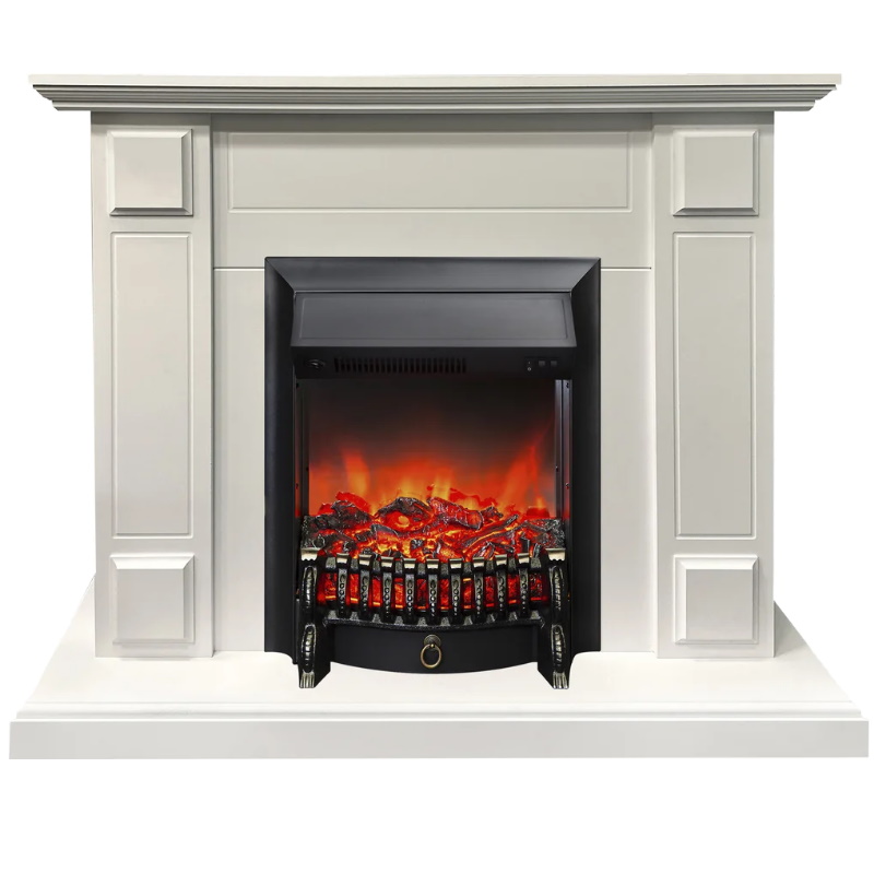 Каминокомплект RealFlame TURIN STD/EUG WT + FOBOS LUX BL 9913708 в Кинешме