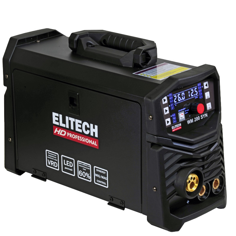 Аппарат сварочный инверторный Elitech HD WM 200 SYN 204471