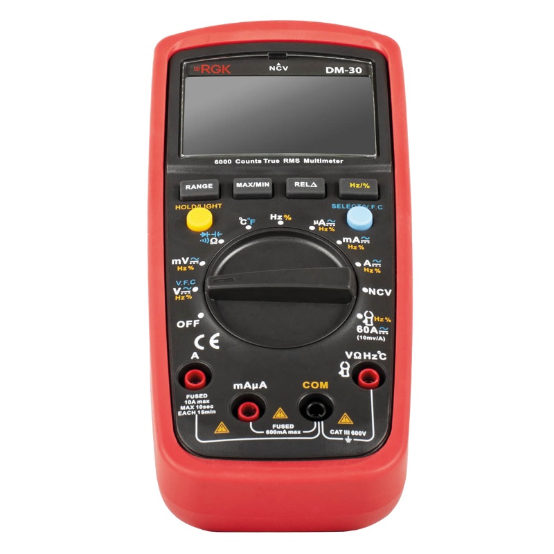 Цифровой мультиметр RGK DM-30 779654, внесен в реестр в Нижнем Новгороде