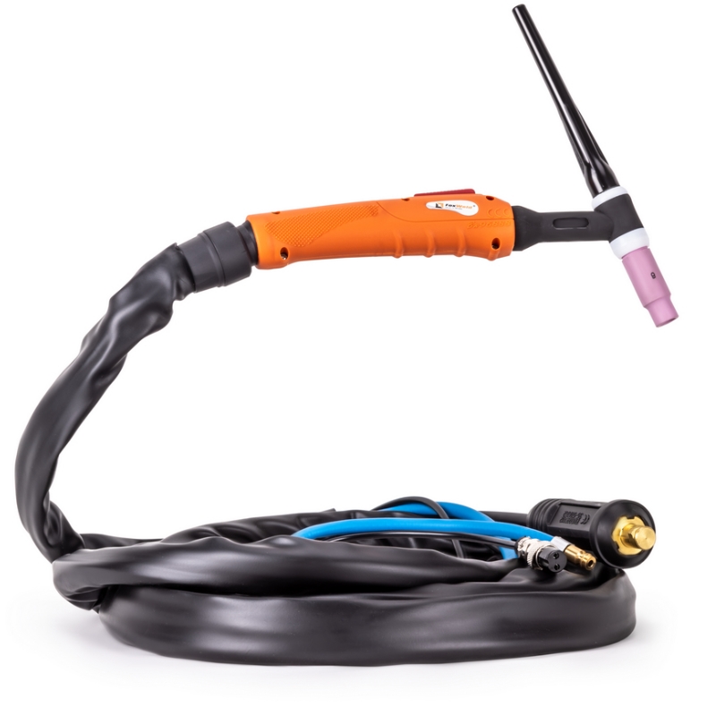 Горелка FoxWeld UnoTIG-26 4571, 4м (разъем 35мм2, с кнопкой, пр-во /КНР)