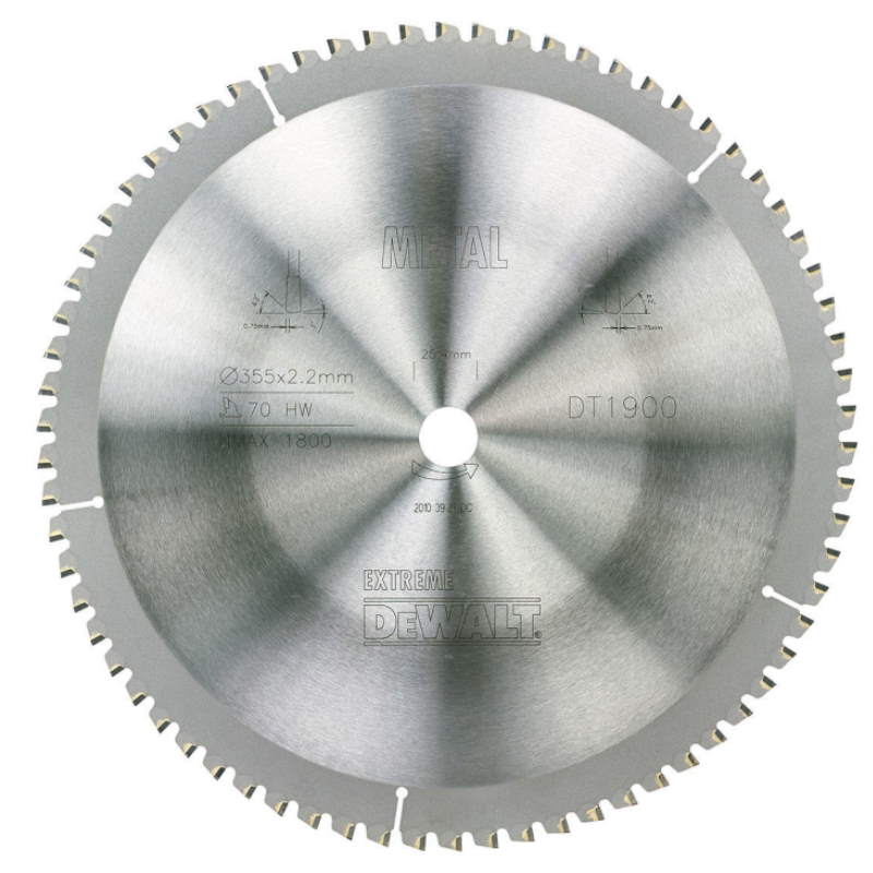 Диск пильный DeWalt DT 1900