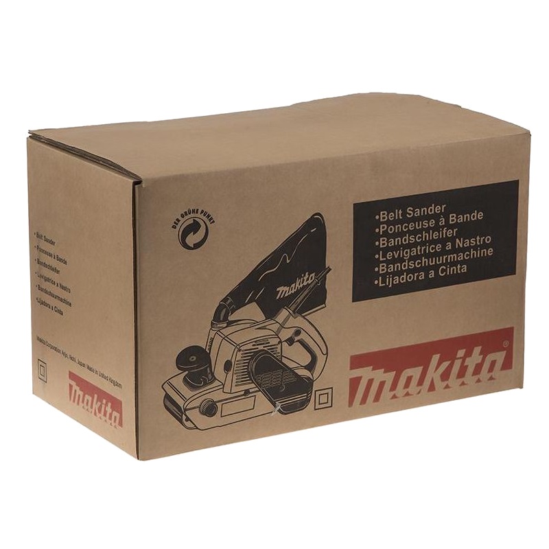 Шлифмашина ленточная Makita 9403 (сетевая, скорость 500 м/мин, насадки 610x100 мм, набор аксессуаров) в Туле