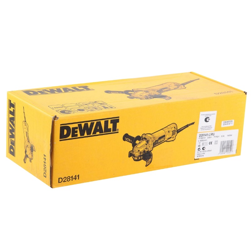 Угловая шлифмашина (болгарка) DeWalt D28141, 150 мм, 1400 Вт в Муроме