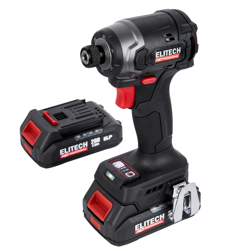 Винтовёрт аккумуляторный Elitech HD 205732 CS 2003SL E2201.055.01, 20 В, 2Ач, Li-Ion в Костроме