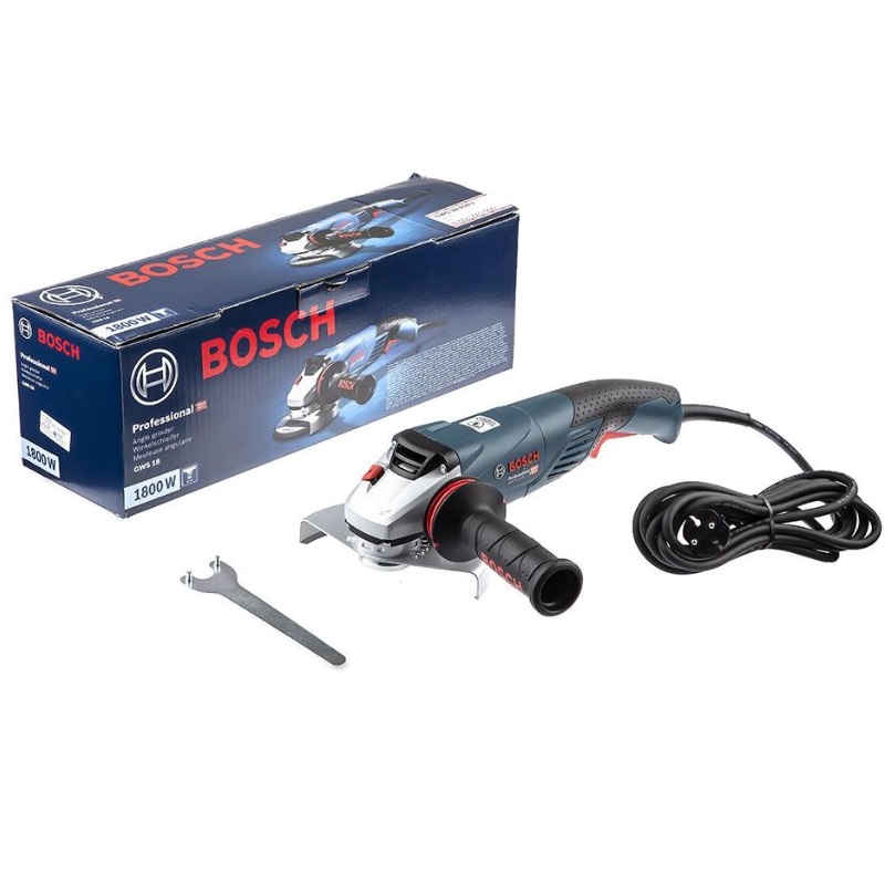 Угловая шлифмашина (болгарка) Bosch GWS 18-150 L 0.601.7A5.000, 150 мм, 1800 Вт, плавный пуск в Иваново