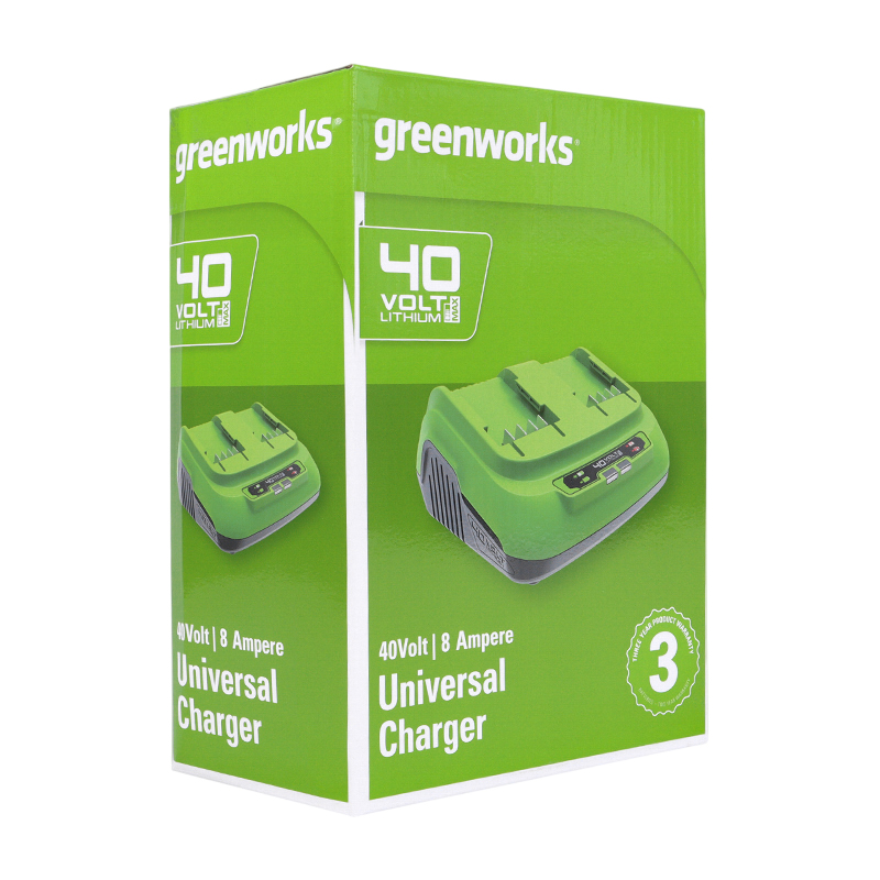 Быстрое зарядное устройство на 2 аккумулятора 40 В Greenworks 2938807 в Кинешме
