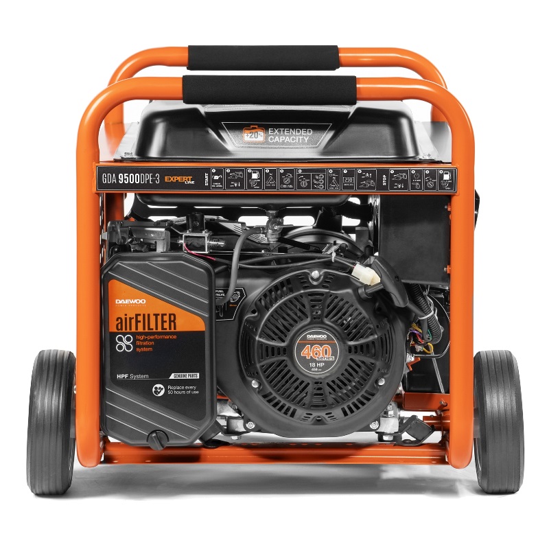 Бензиновый генератор Daewoo GDA 9500DPE-3 с функцией Dual Power