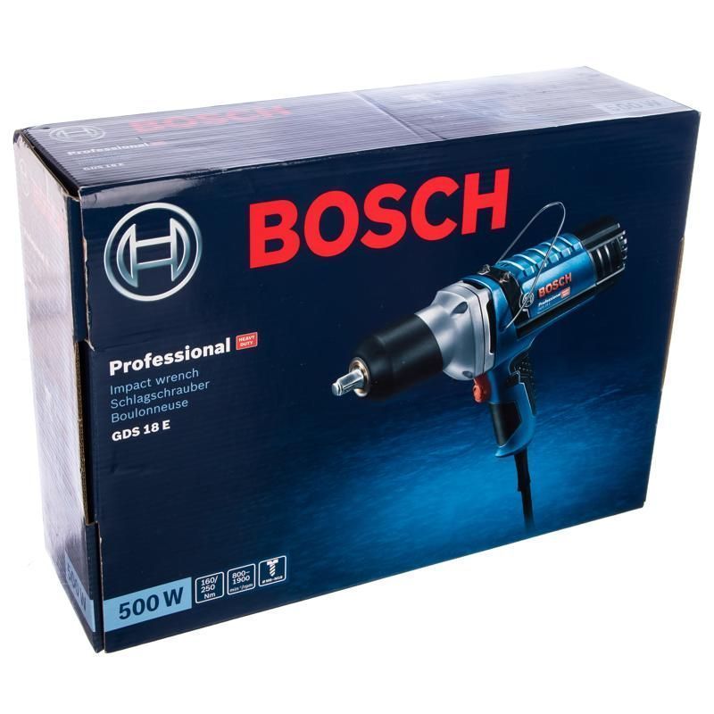 Импульсный гайковерт Bosch GDS 18 E 0.601.444.000 (вес инструмента 3,2 кг) во Владимире