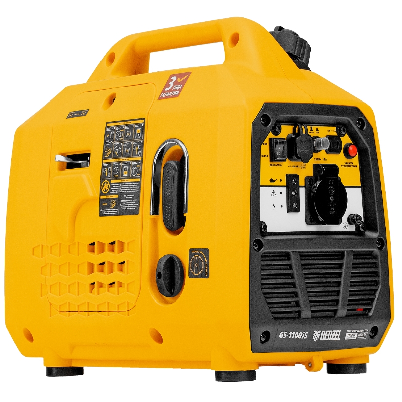 Инверторный генератор Denzel GS-1100iS, 94718 в Муроме