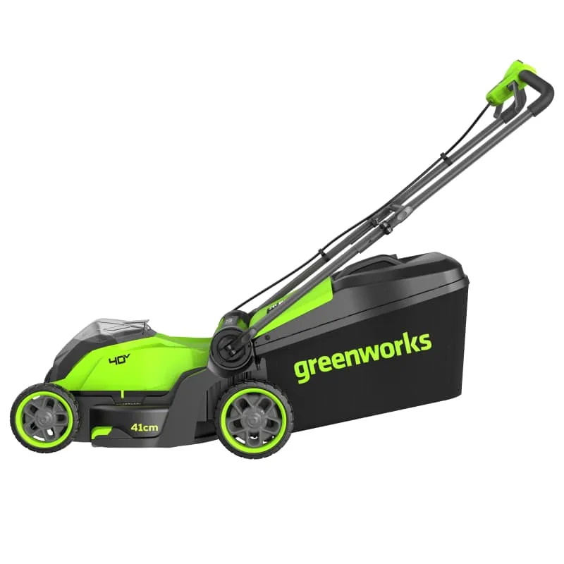 Газонокосилка аккумуляторная Greenworks GD40LM411 2521007UG, бесщеточная,  40V, 41 см, мульчирование в Угличе