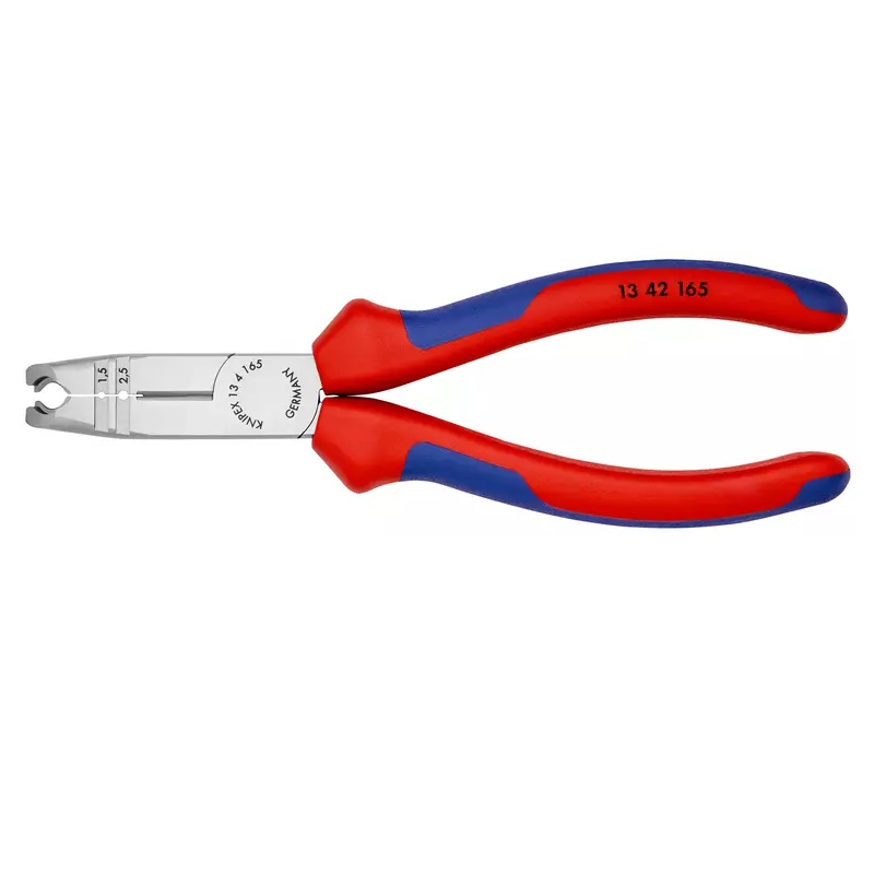 Клещи-стрипперы для круглых кабелей Knipex KN-1342165, 0.75-1.5/2.5 мм², 165 мм, фосфатированные, 2-комп ручки  в Кинешме