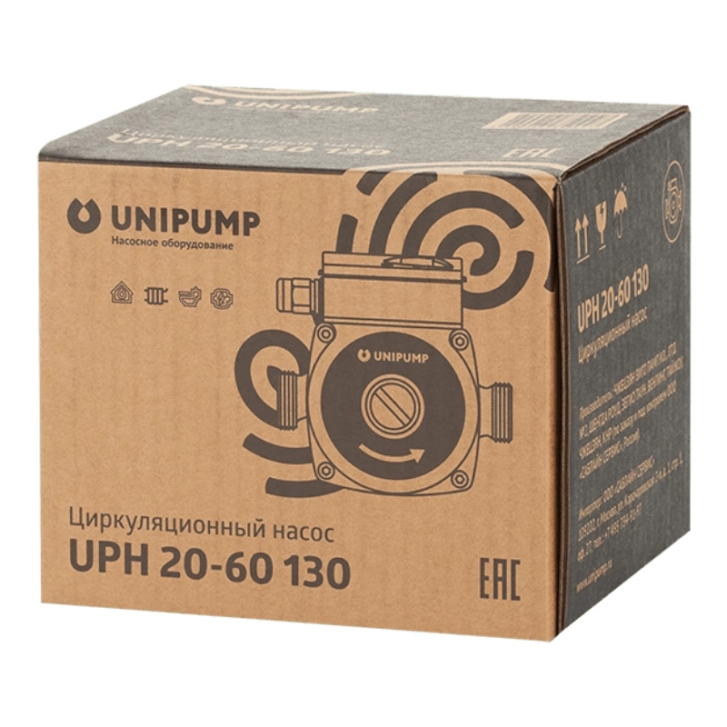 Циркуляционный насос Unipump UPH 20-60 130 (ГВС) 21725 в Вологде