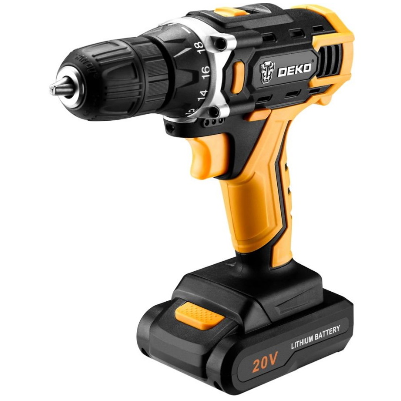Аккумуляторная дрель-шуруповерт Deko DKCD20FU-Li 063-4102 в Иваново